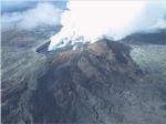 Active crater on East slope of Kilauea