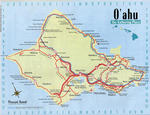 Map of Oahu